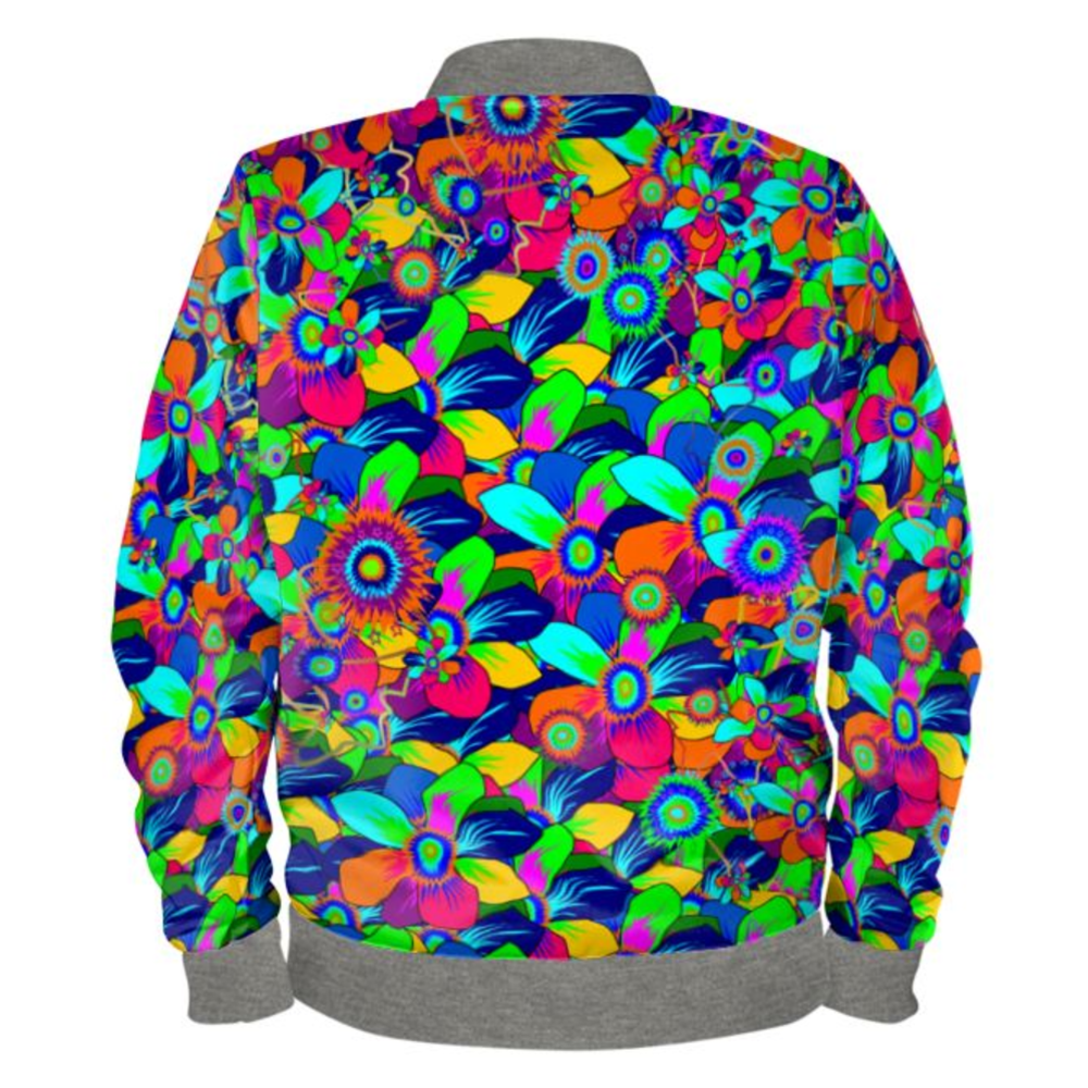 'The Rainbow of Summer' Ladies Bomber Jacket