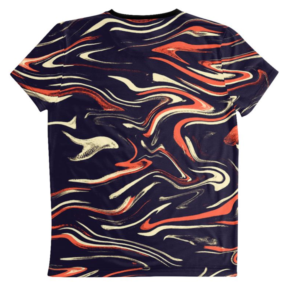 'Tiger Stripes' Men's All Over Printed T-Shirt