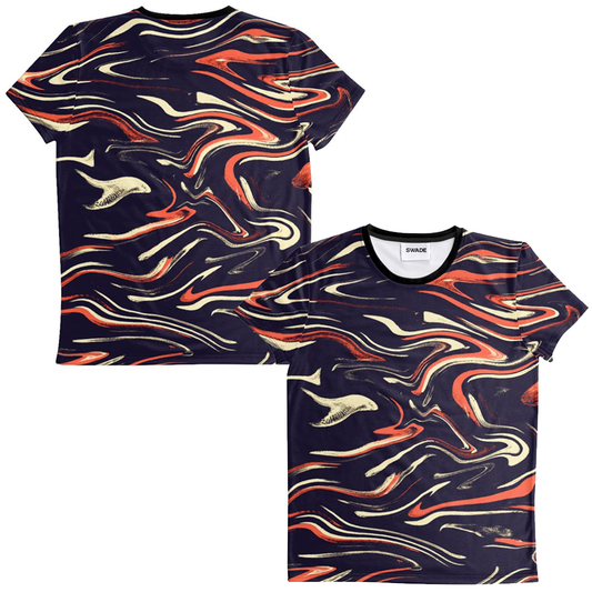 'Tiger Stripes' Men's All Over Printed T-Shirt