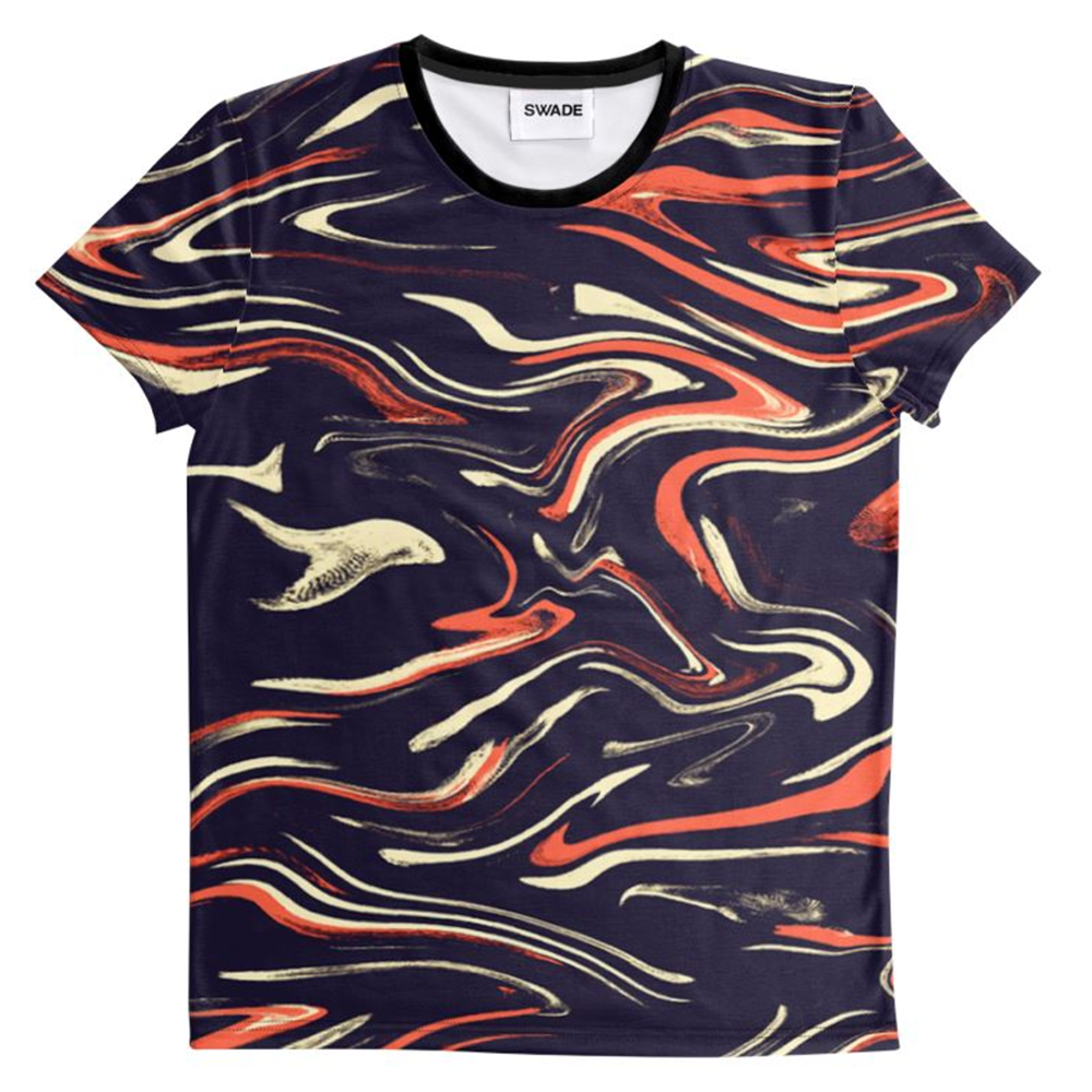 'Tiger Stripes' Men's All Over Printed T-Shirt