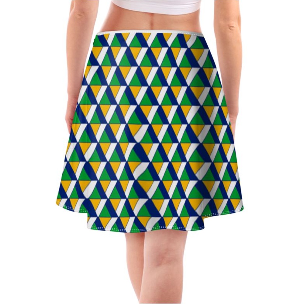 'Top Triangle' Flared Skirt