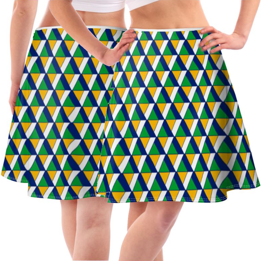 'Top Triangle' Flared Skirt