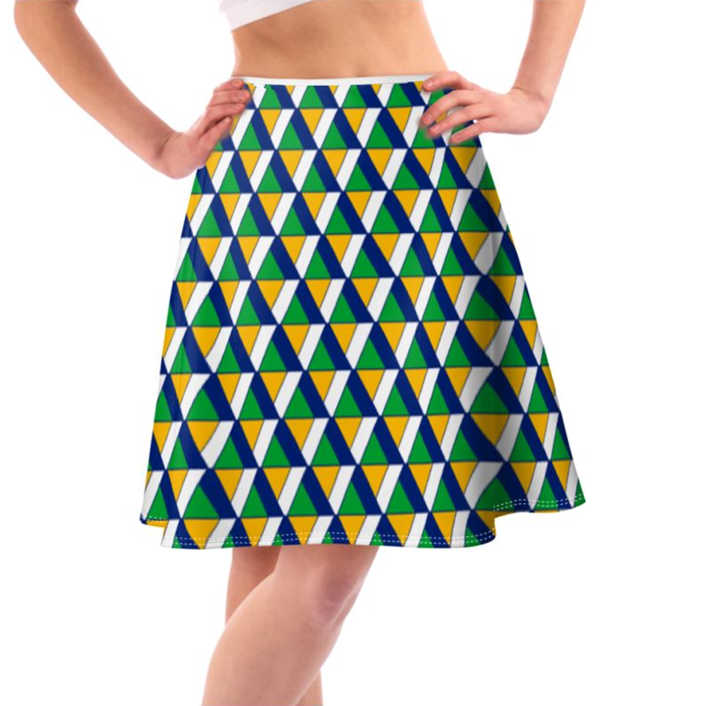 'Top Triangle' Flared Skirt