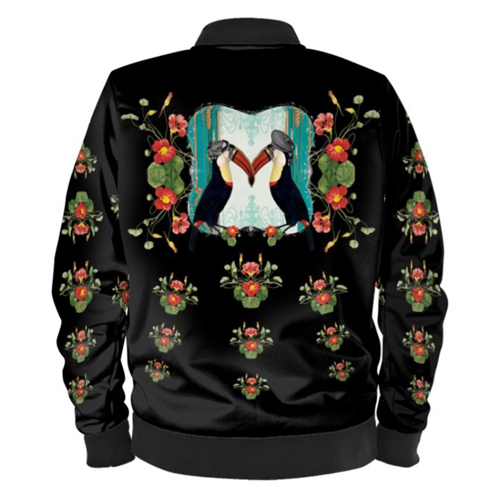 Toucan Love Ladies Bomber Jacket