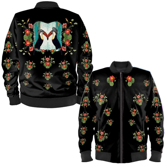 Toucan Love Ladies Bomber Jacket