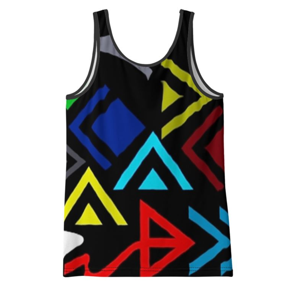 'Trevieno Music, Wapi Hapo Design' Ladies Vest Top