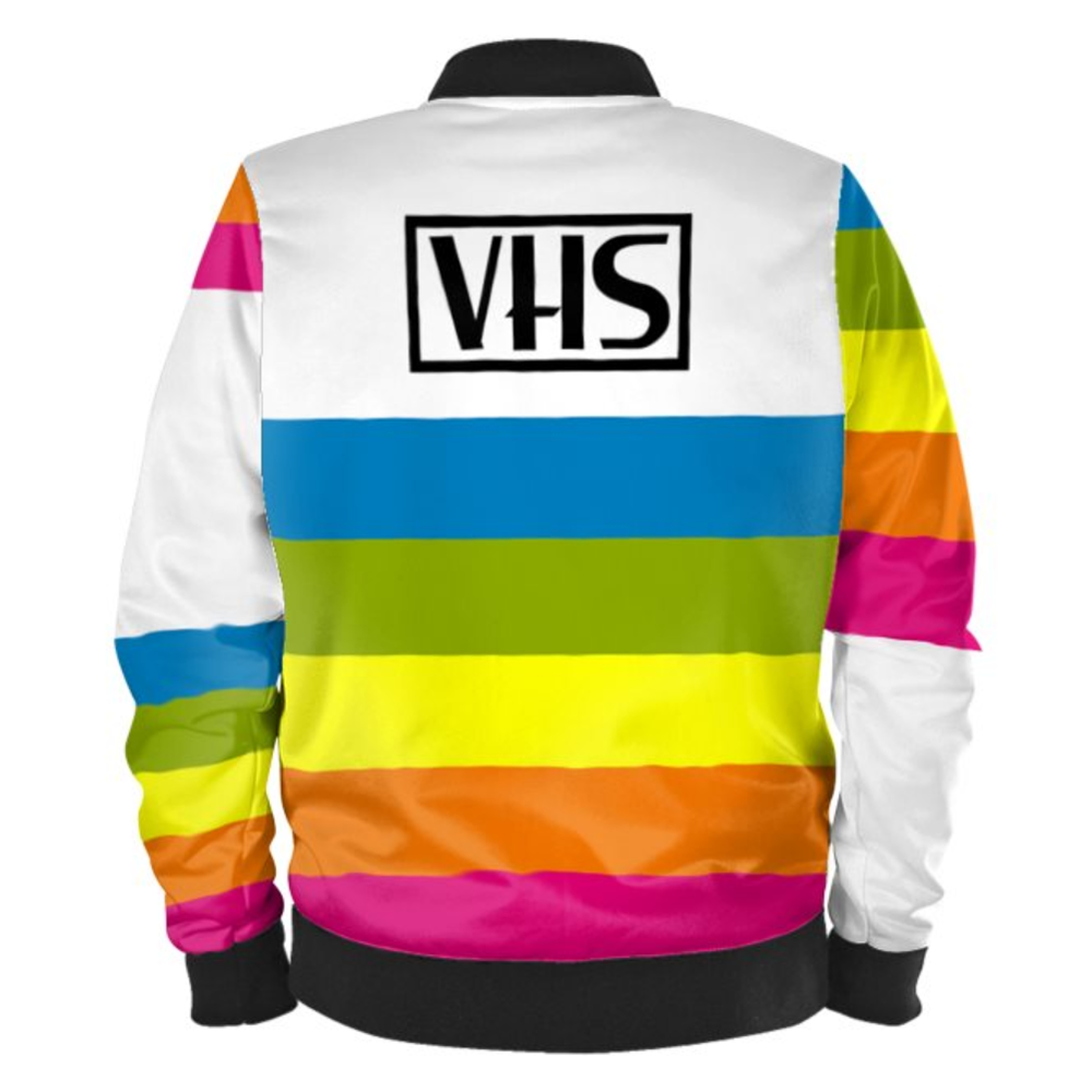 'VHS' Bomber Jacket