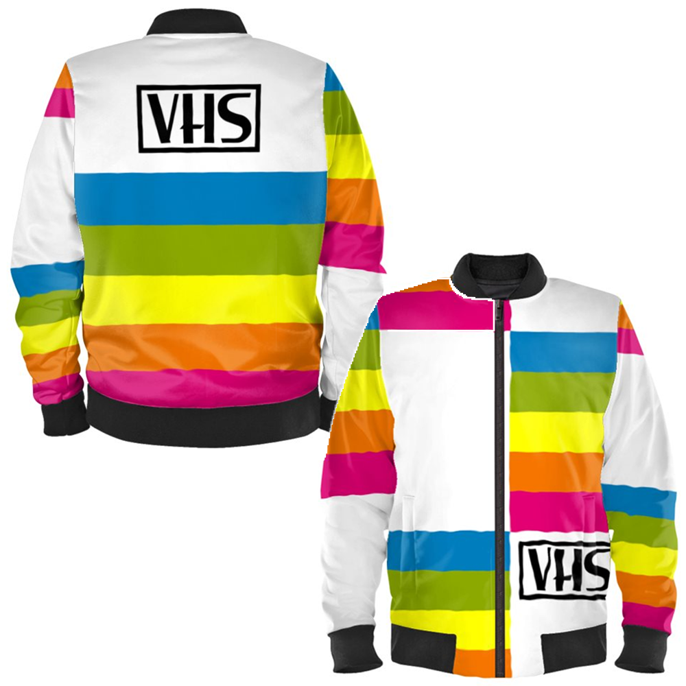 'VHS' Bomber Jacket