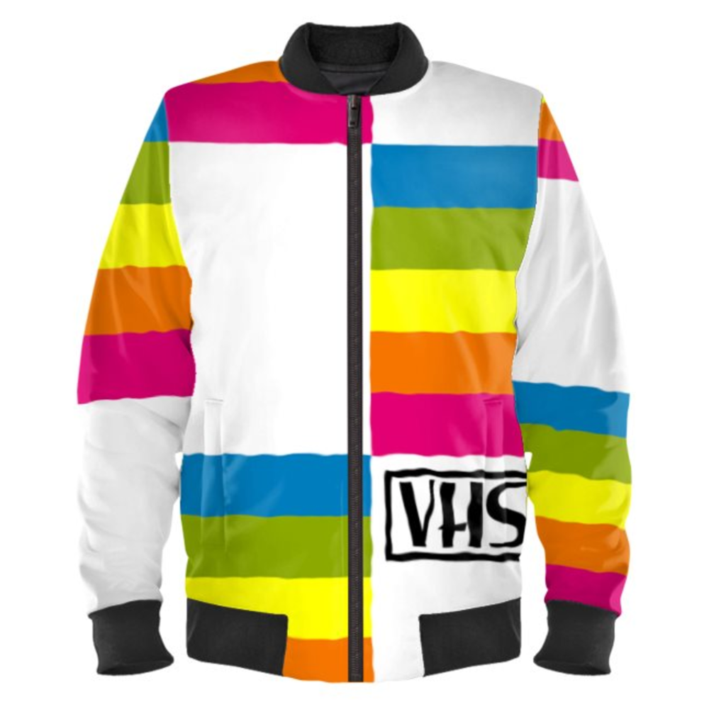 'VHS' Bomber Jacket