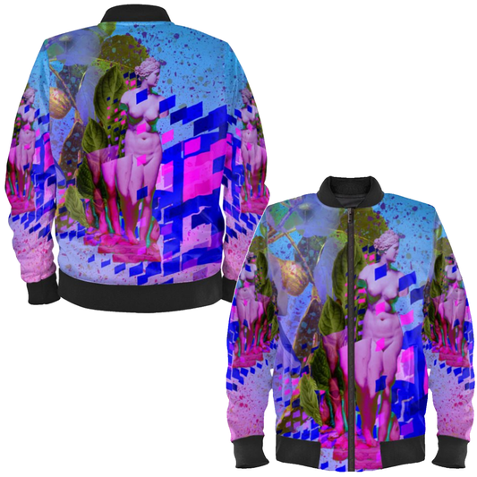 Vaporwave Ladies Bomber Jacket