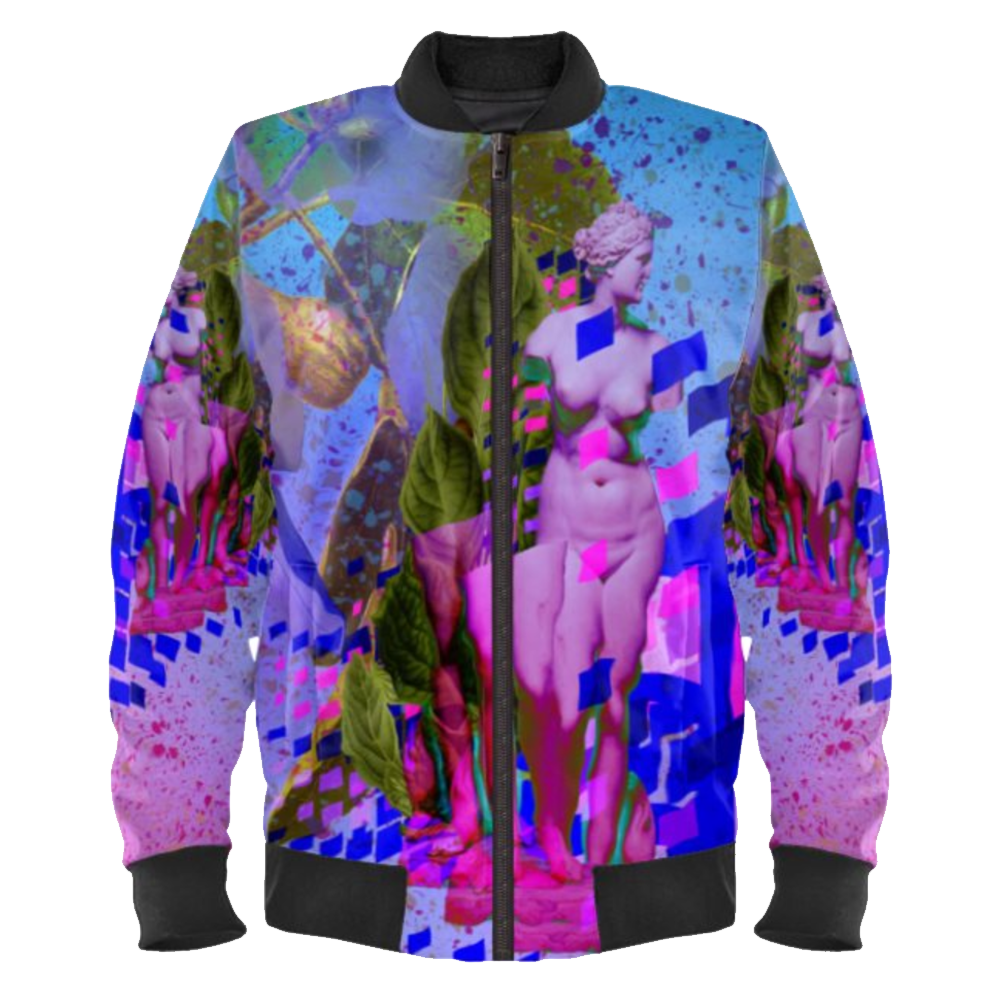 Vaporwave Ladies Bomber Jacket