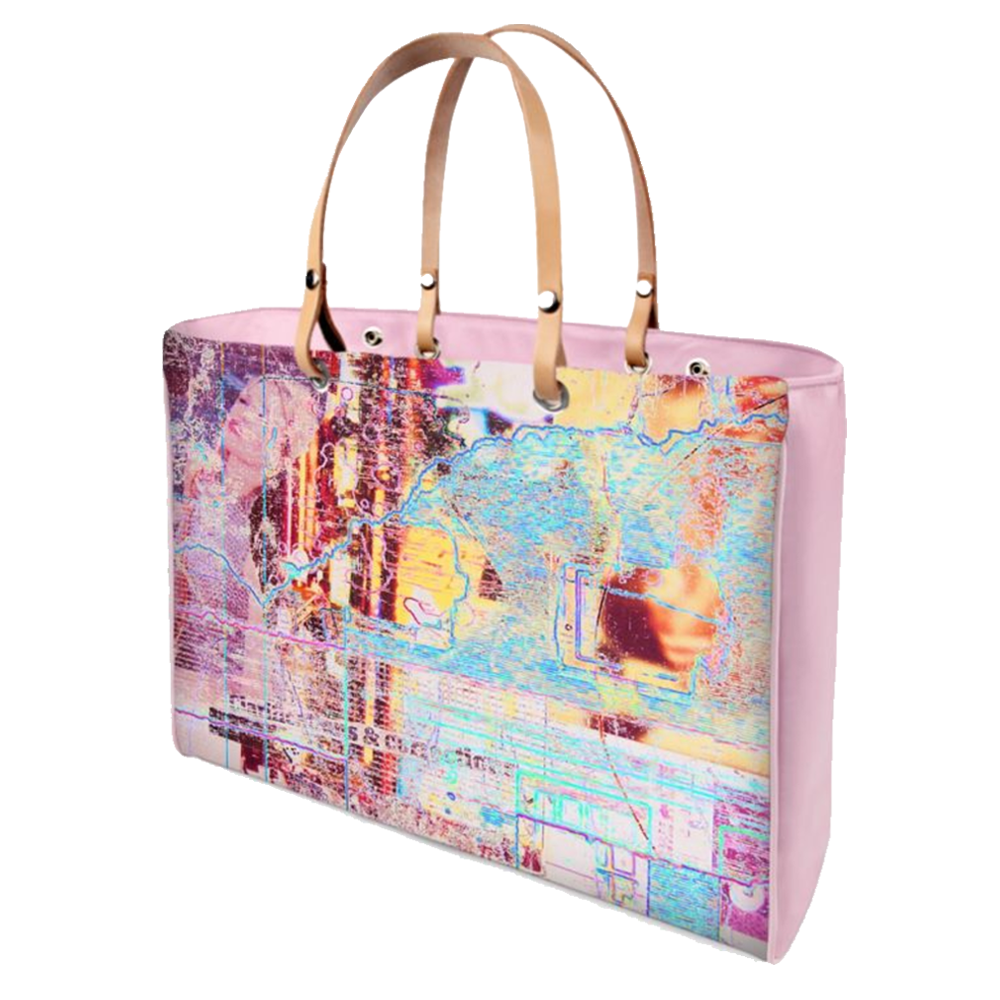 'Vibrant Abstract Design' Handbag