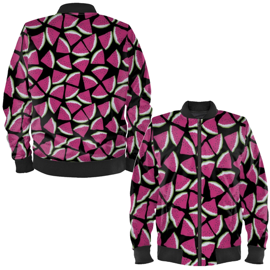 Watermelon Ladies Bomber Jacket