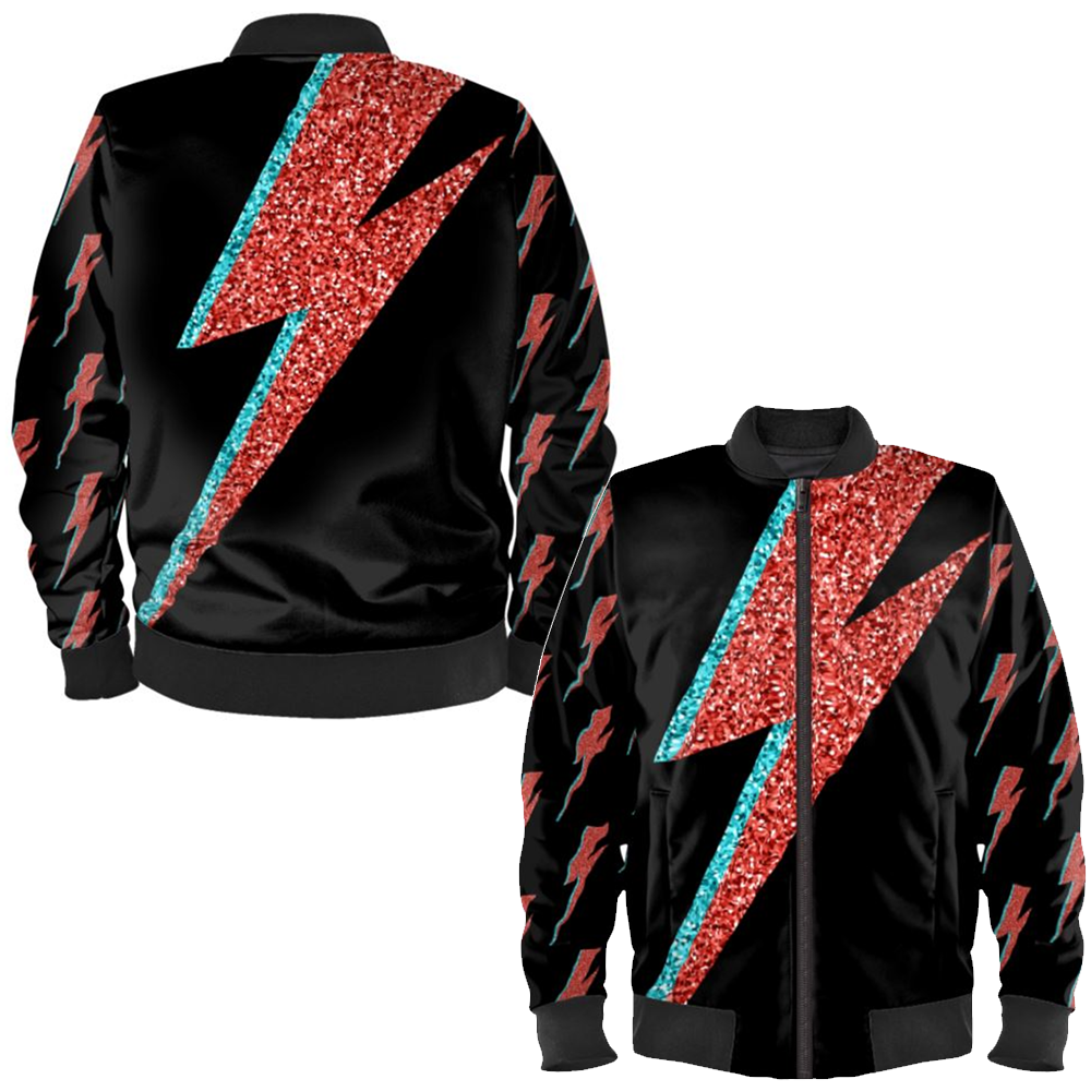 Ziggy Sparkle Ladies Bomber Jacket