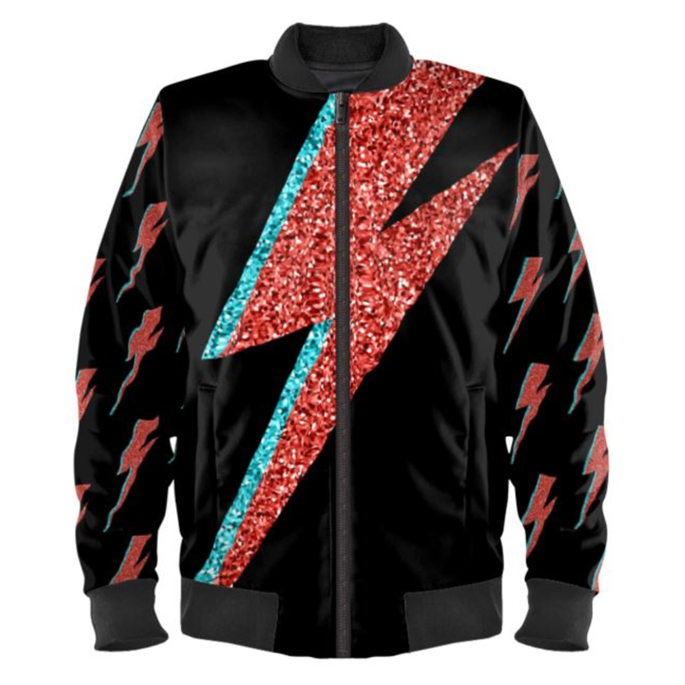 Ziggy Sparkle Ladies Bomber Jacket